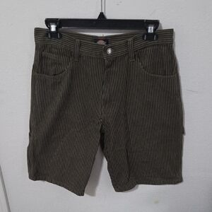 Striped Green Shorts